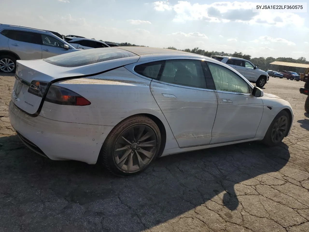 2020 Tesla Model S VIN: 5YJSA1E22LF360575 Lot: 74915634