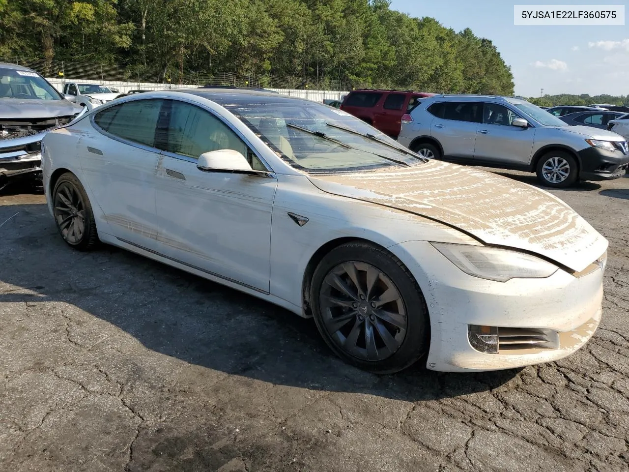 2020 Tesla Model S VIN: 5YJSA1E22LF360575 Lot: 74915634