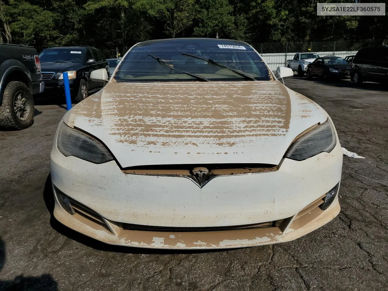 2020 Tesla Model S VIN: 5YJSA1E22LF360575 Lot: 74915634