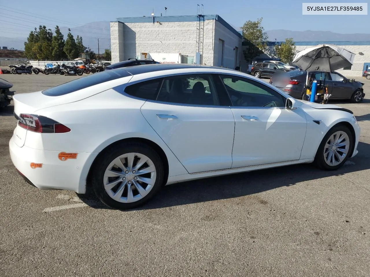 2020 Tesla Model S VIN: 5YJSA1E27LF359485 Lot: 76126594