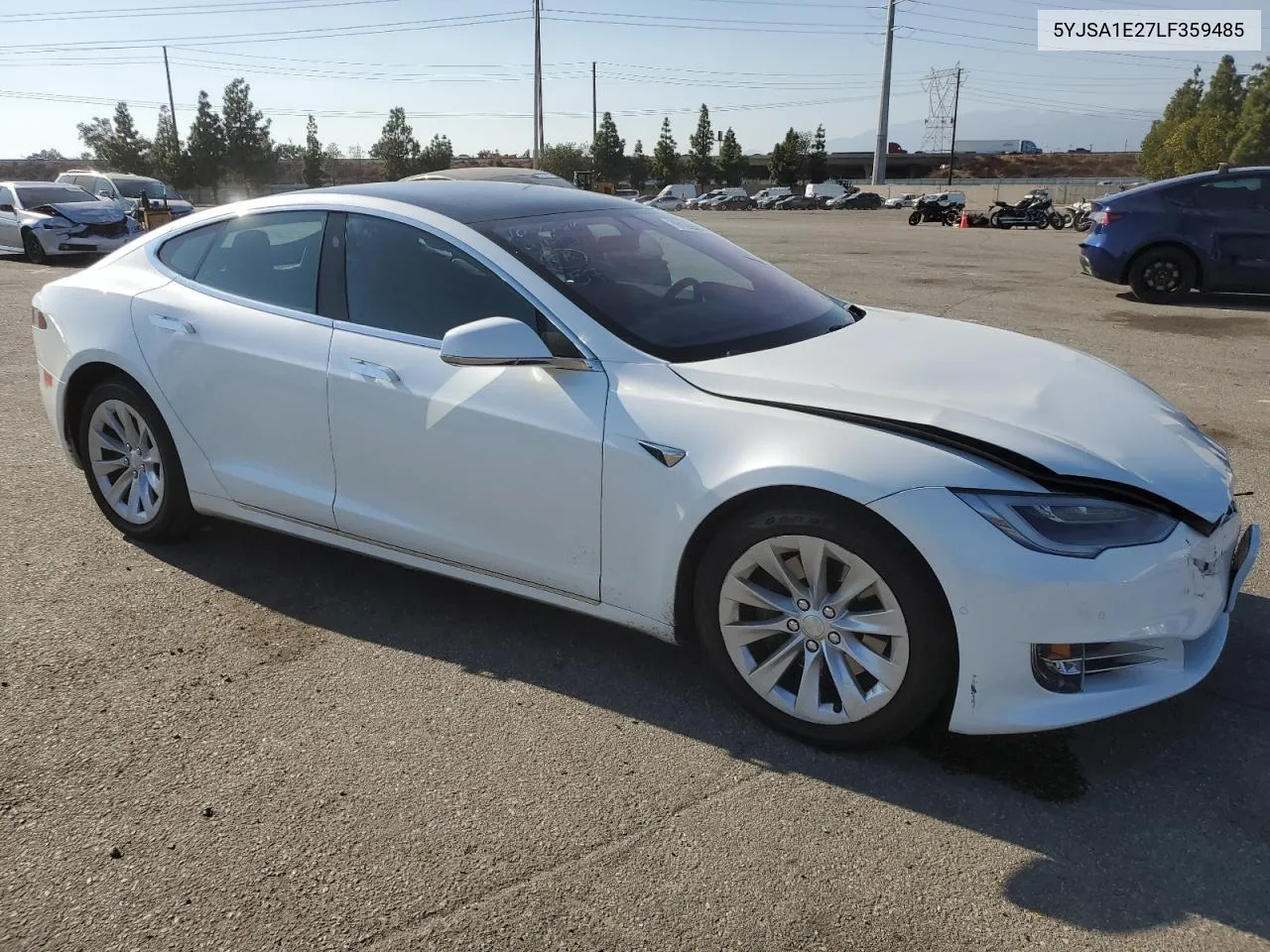 2020 Tesla Model S VIN: 5YJSA1E27LF359485 Lot: 76126594