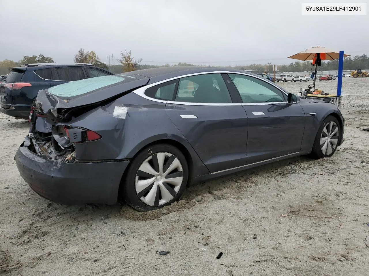 2020 Tesla Model S VIN: 5YJSA1E29LF412901 Lot: 79769144