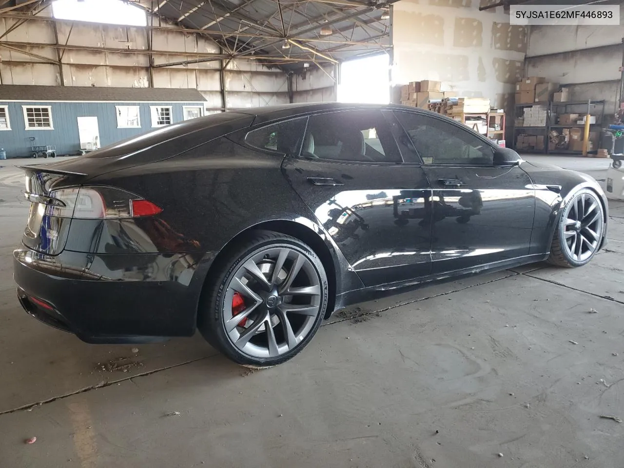 2021 Tesla Model S VIN: 5YJSA1E62MF446893 Lot: 55960884