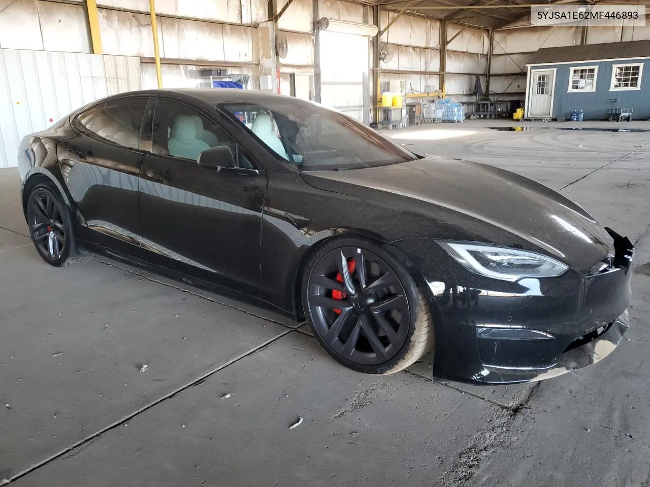 2021 Tesla Model S VIN: 5YJSA1E62MF446893 Lot: 55960884