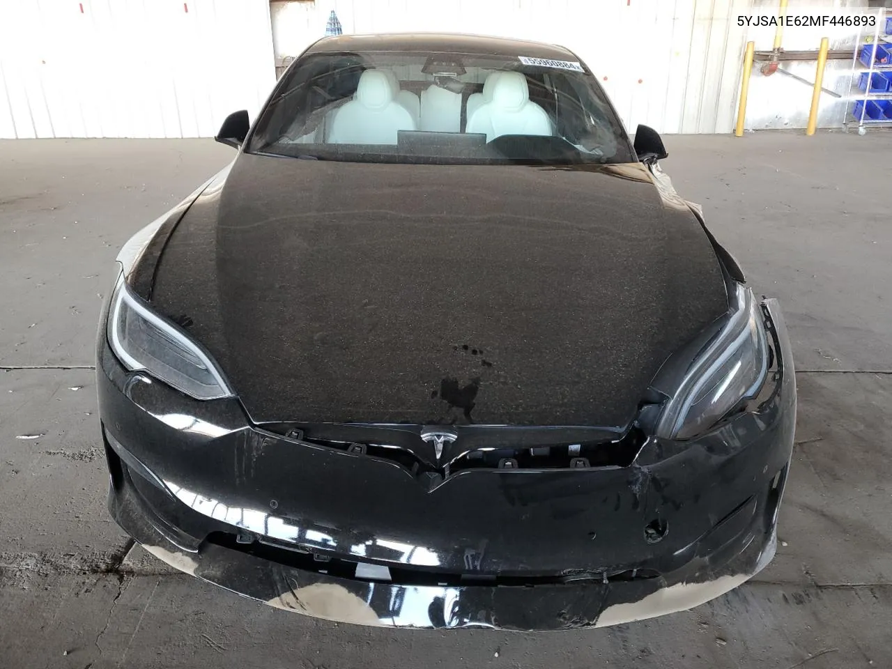 2021 Tesla Model S VIN: 5YJSA1E62MF446893 Lot: 55960884