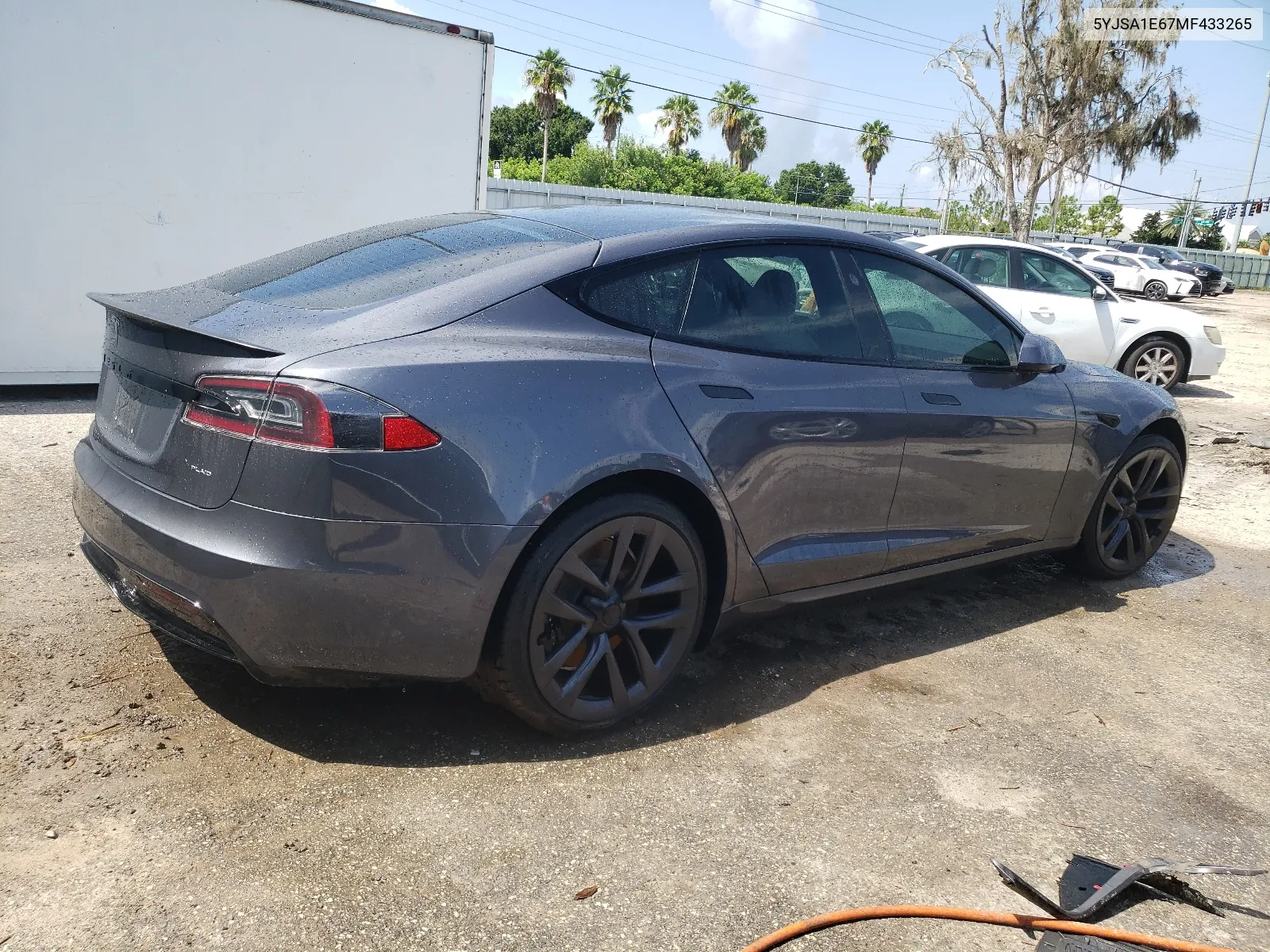 2021 Tesla Model S VIN: 5YJSA1E67MF433265 Lot: 66306344