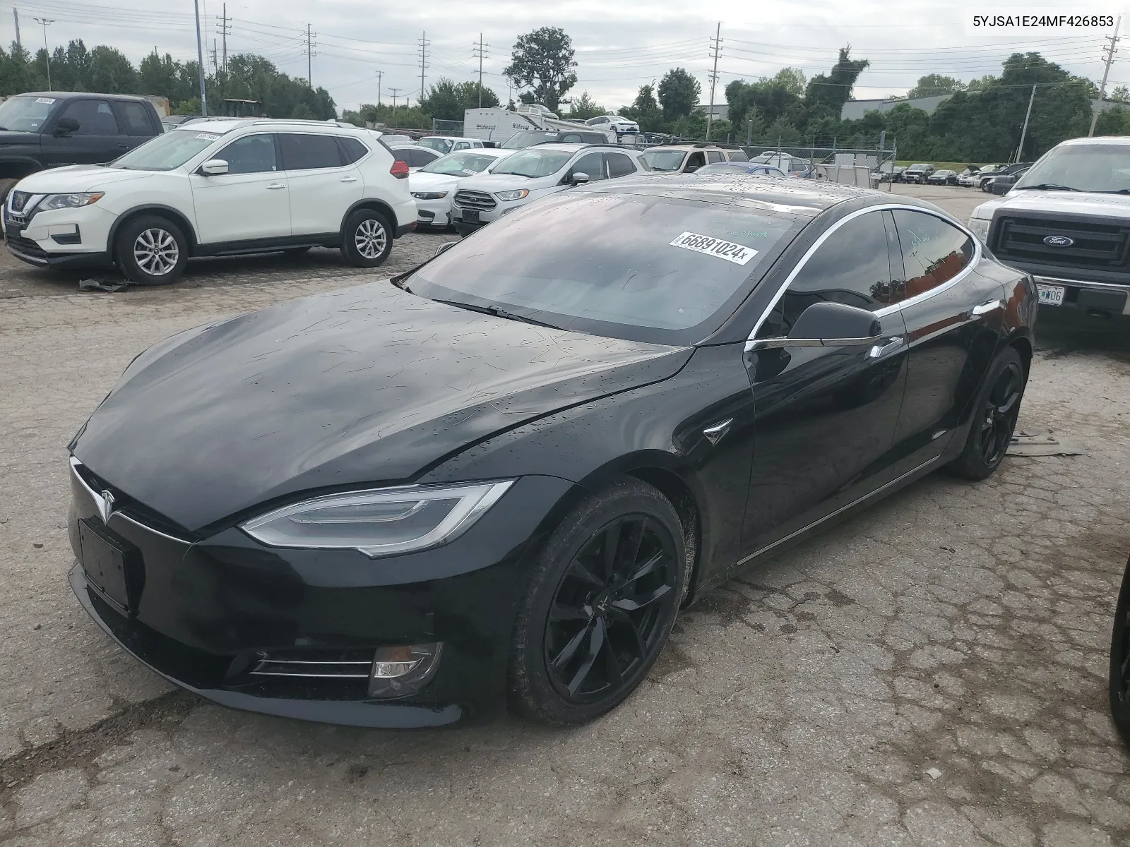 2021 Tesla Model S VIN: 5YJSA1E24MF426853 Lot: 66891024