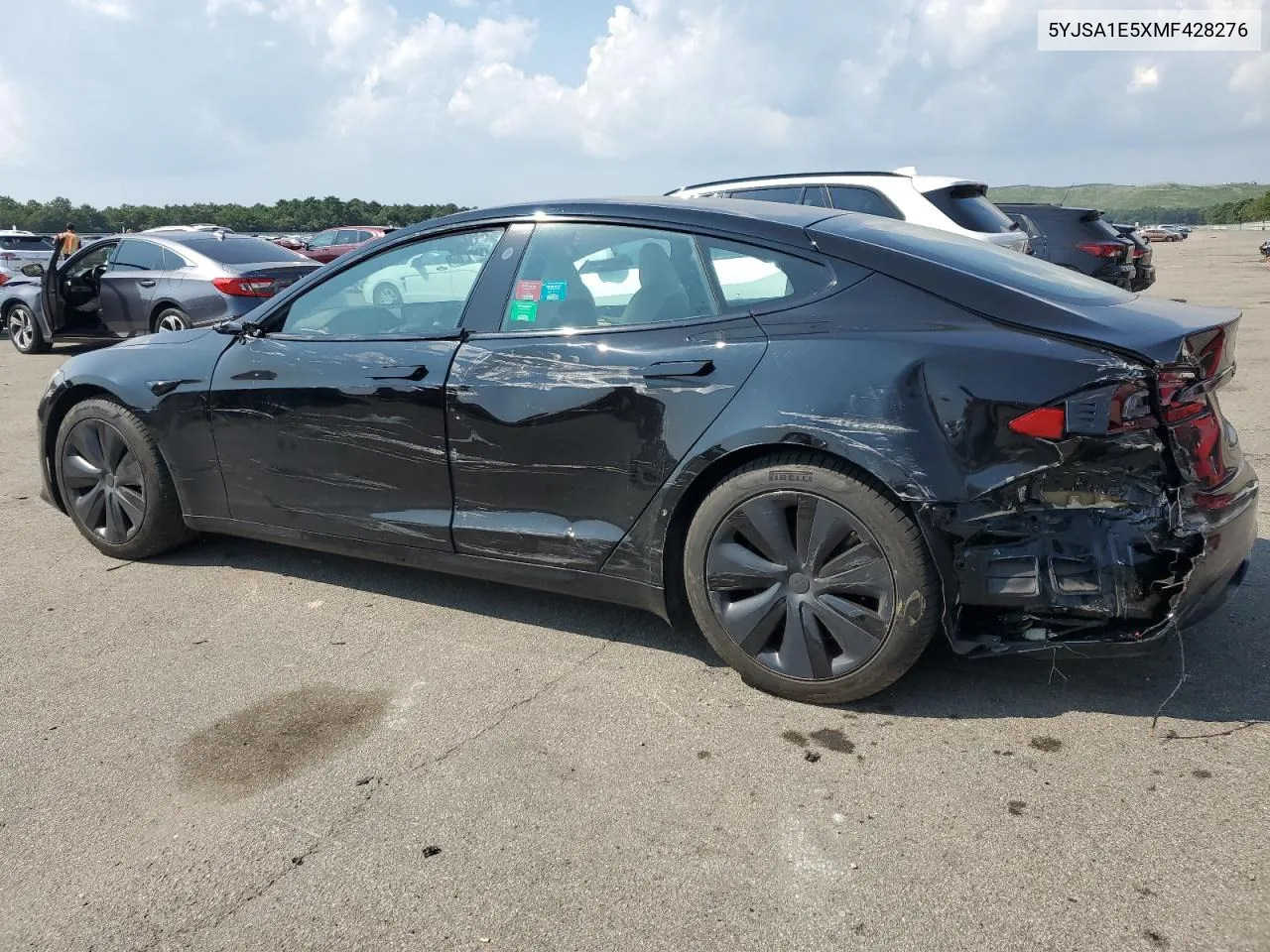 2021 Tesla Model S VIN: 5YJSA1E5XMF428276 Lot: 68847604