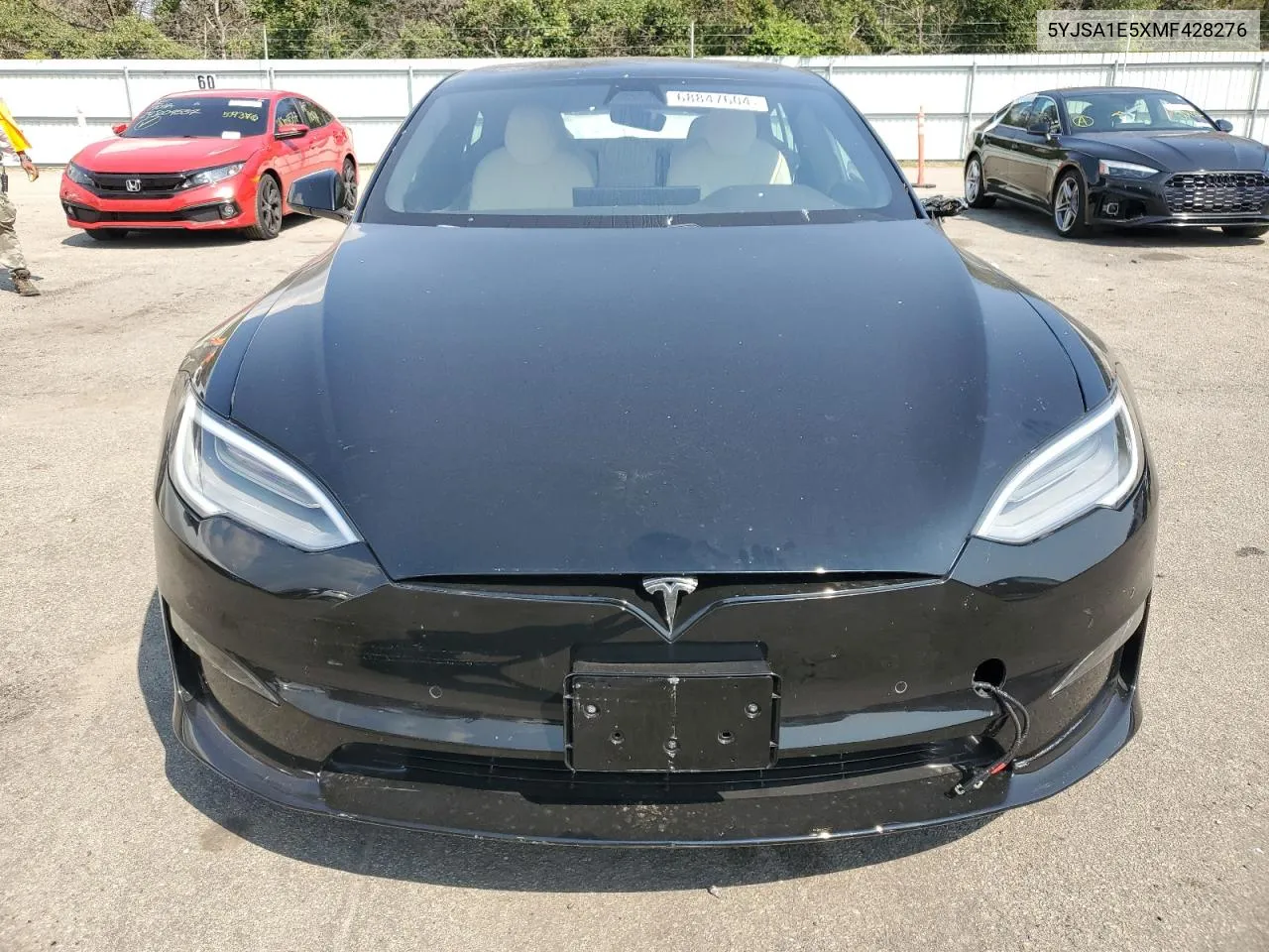 2021 Tesla Model S VIN: 5YJSA1E5XMF428276 Lot: 68847604