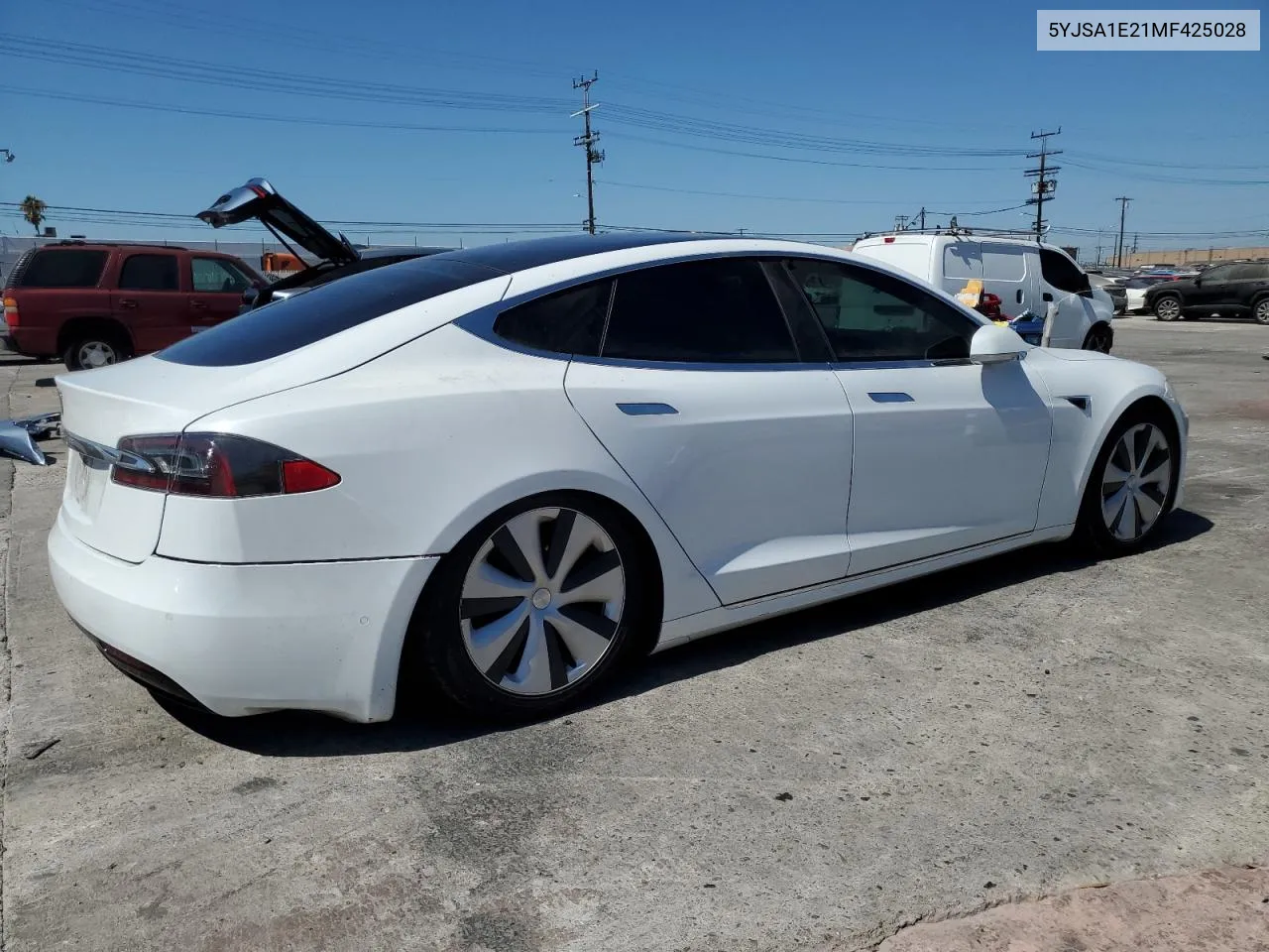 2021 Tesla Model S VIN: 5YJSA1E21MF425028 Lot: 68899724