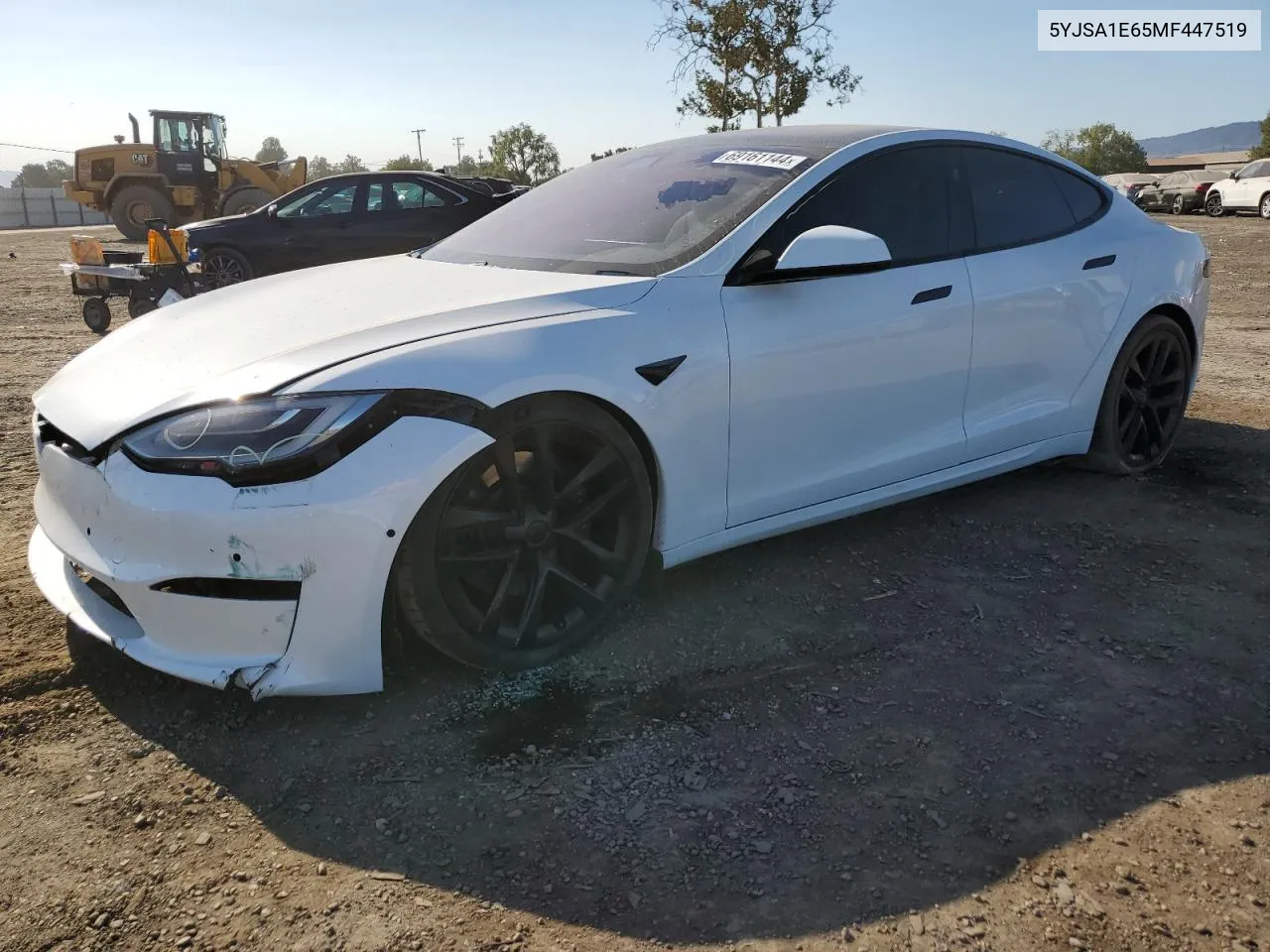 2021 Tesla Model S VIN: 5YJSA1E65MF447519 Lot: 69161144