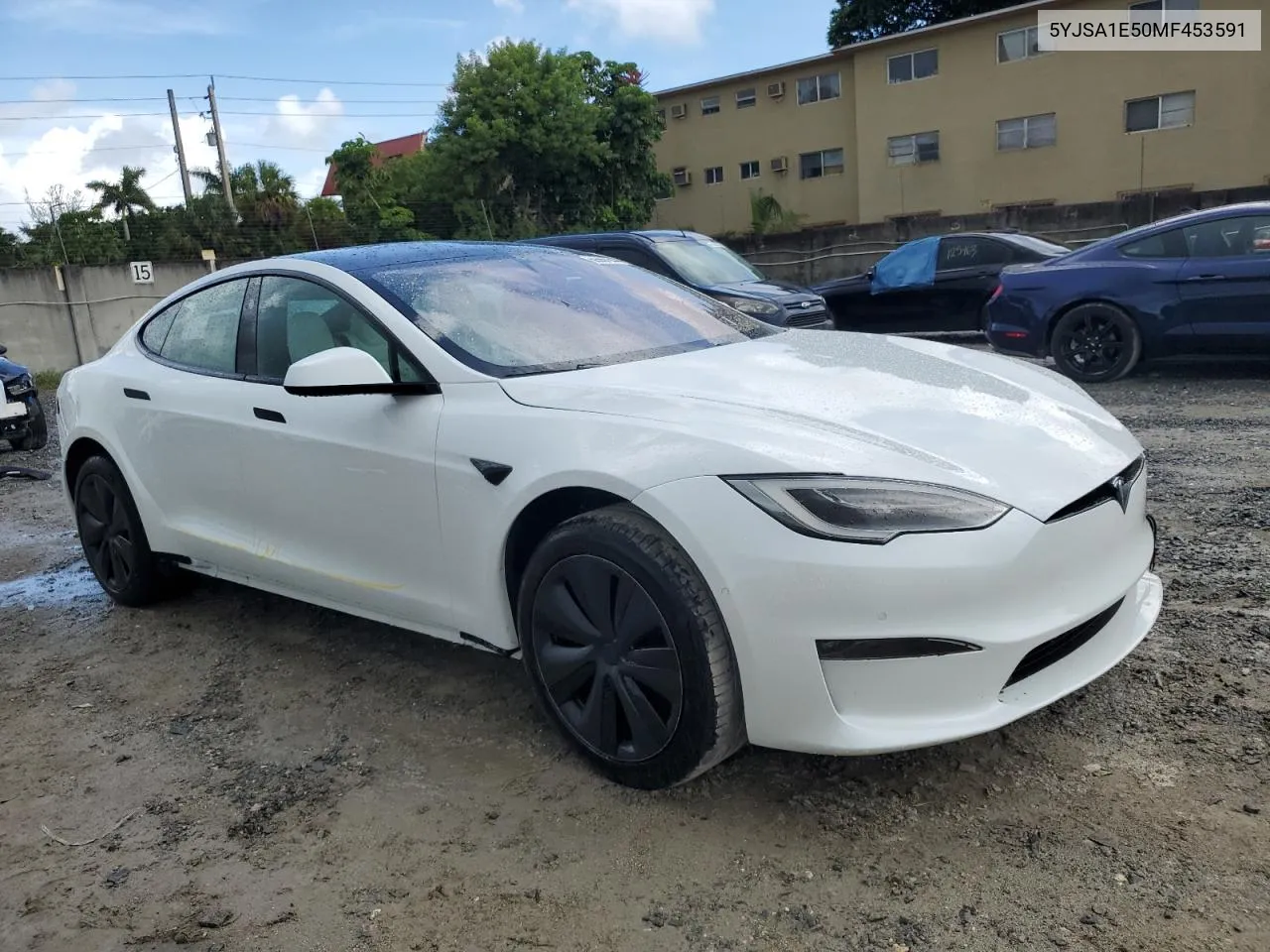 2021 Tesla Model S VIN: 5YJSA1E50MF453591 Lot: 69867844