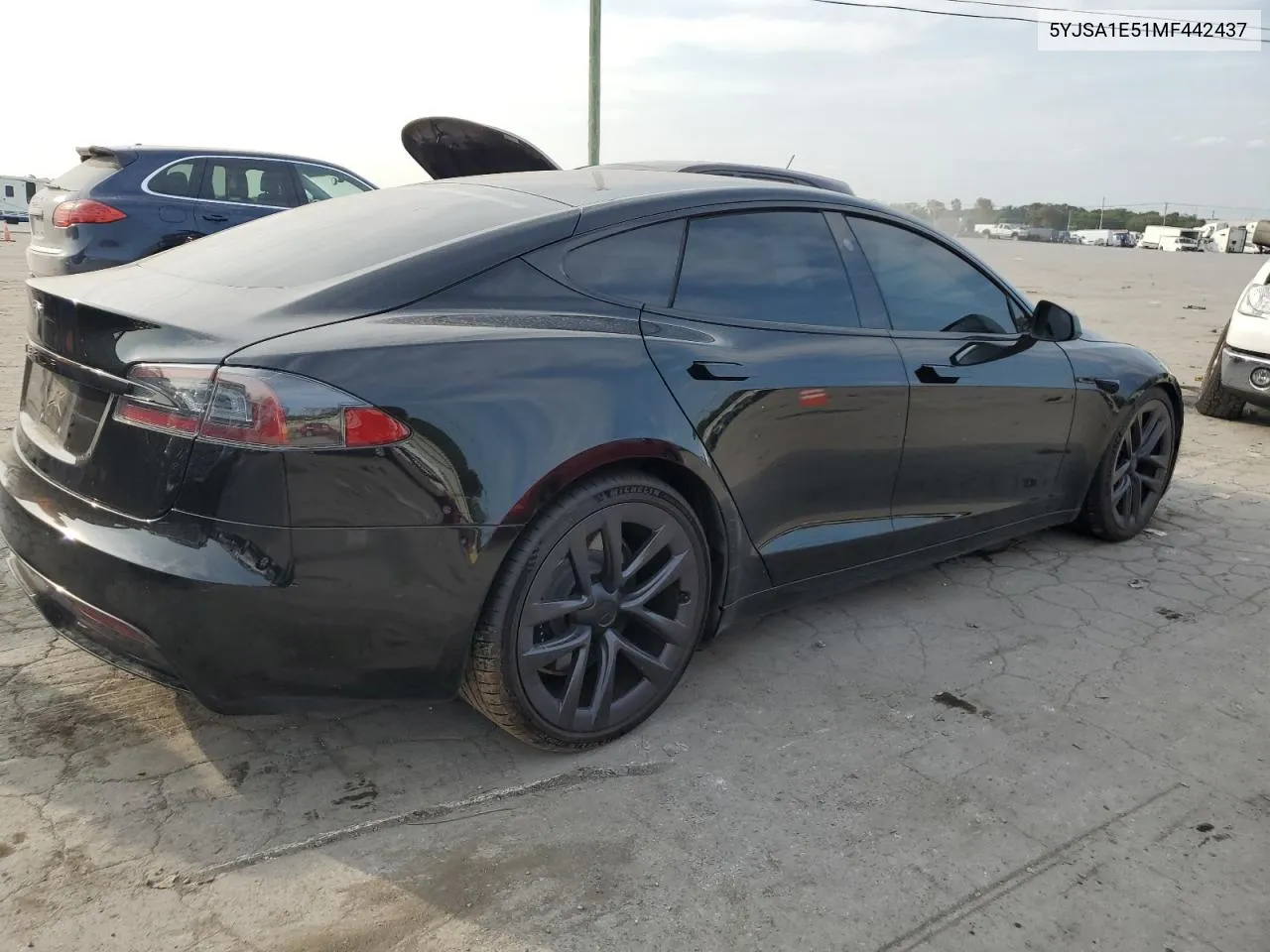 2021 Tesla Model S VIN: 5YJSA1E51MF442437 Lot: 71347244