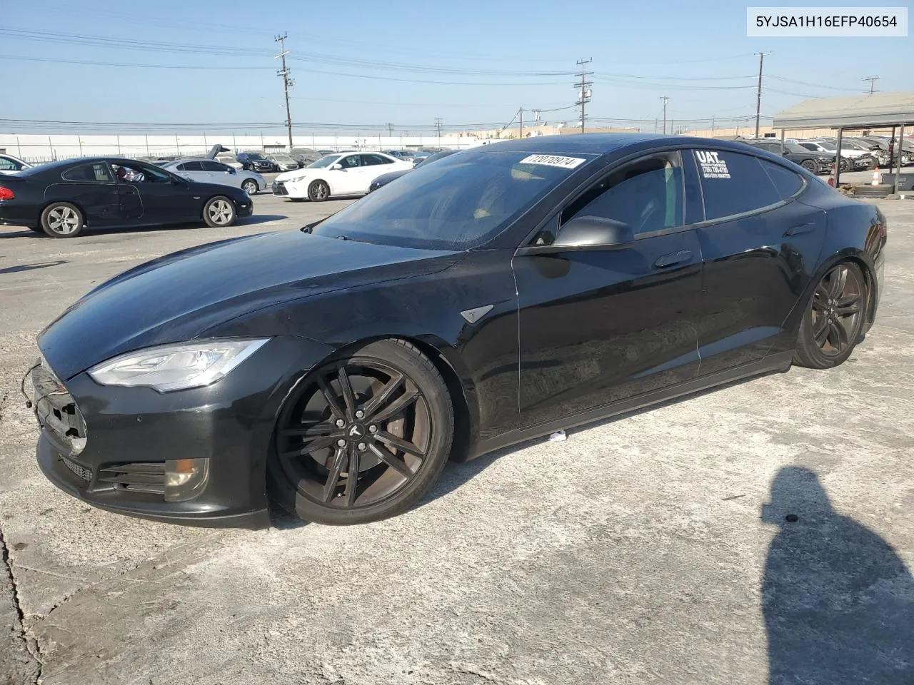 2021 Tesla Model S VIN: 5YJSA1H16EFP40654 Lot: 72070974