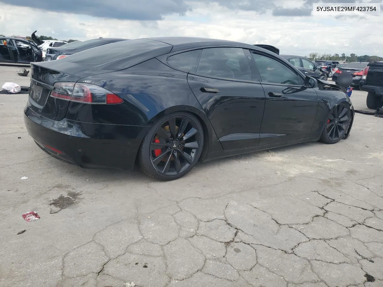 2021 Tesla Model S VIN: 5YJSA1E29MF423754 Lot: 73799294