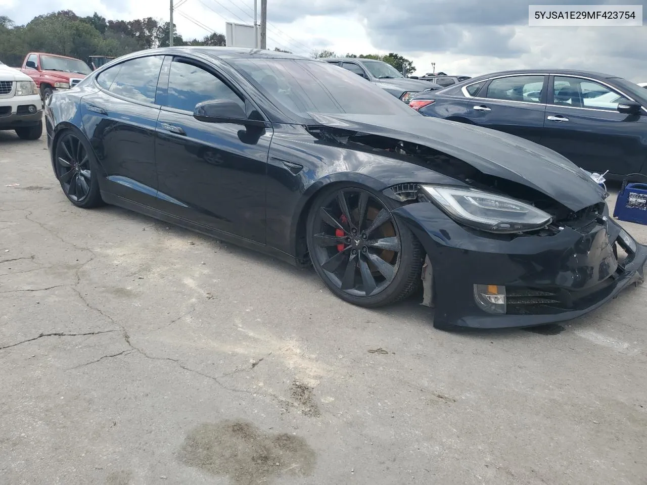 2021 Tesla Model S VIN: 5YJSA1E29MF423754 Lot: 73799294