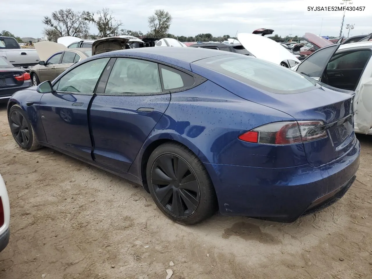 2021 Tesla Model S VIN: 5YJSA1E52MF430457 Lot: 73864554