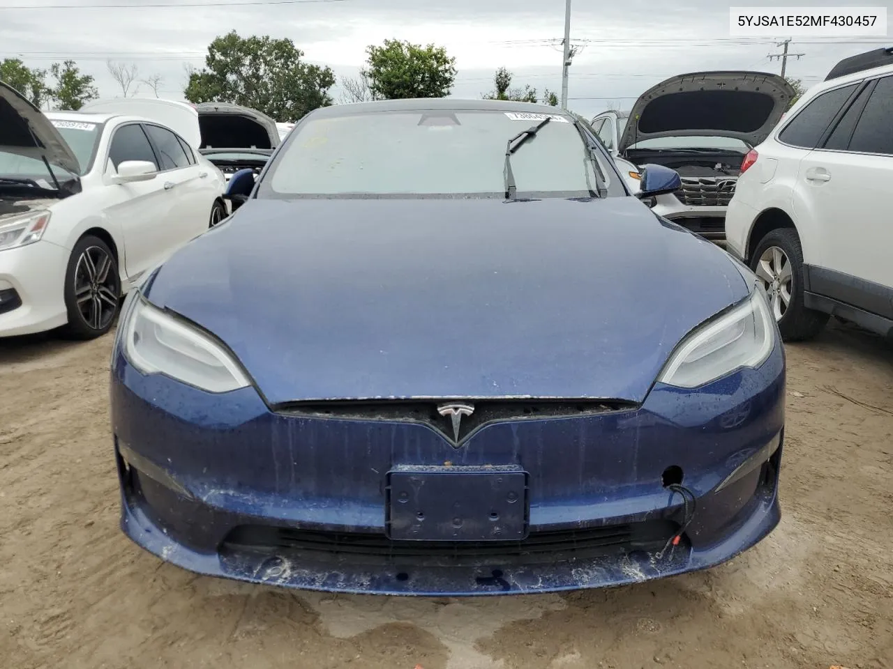 2021 Tesla Model S VIN: 5YJSA1E52MF430457 Lot: 73864554