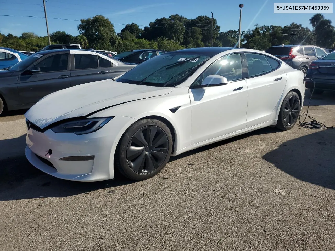 2021 Tesla Model S VIN: 5YJSA1E57MF453359 Lot: 73962154