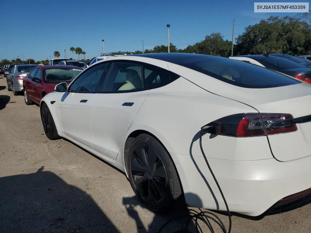 2021 Tesla Model S VIN: 5YJSA1E57MF453359 Lot: 73962154