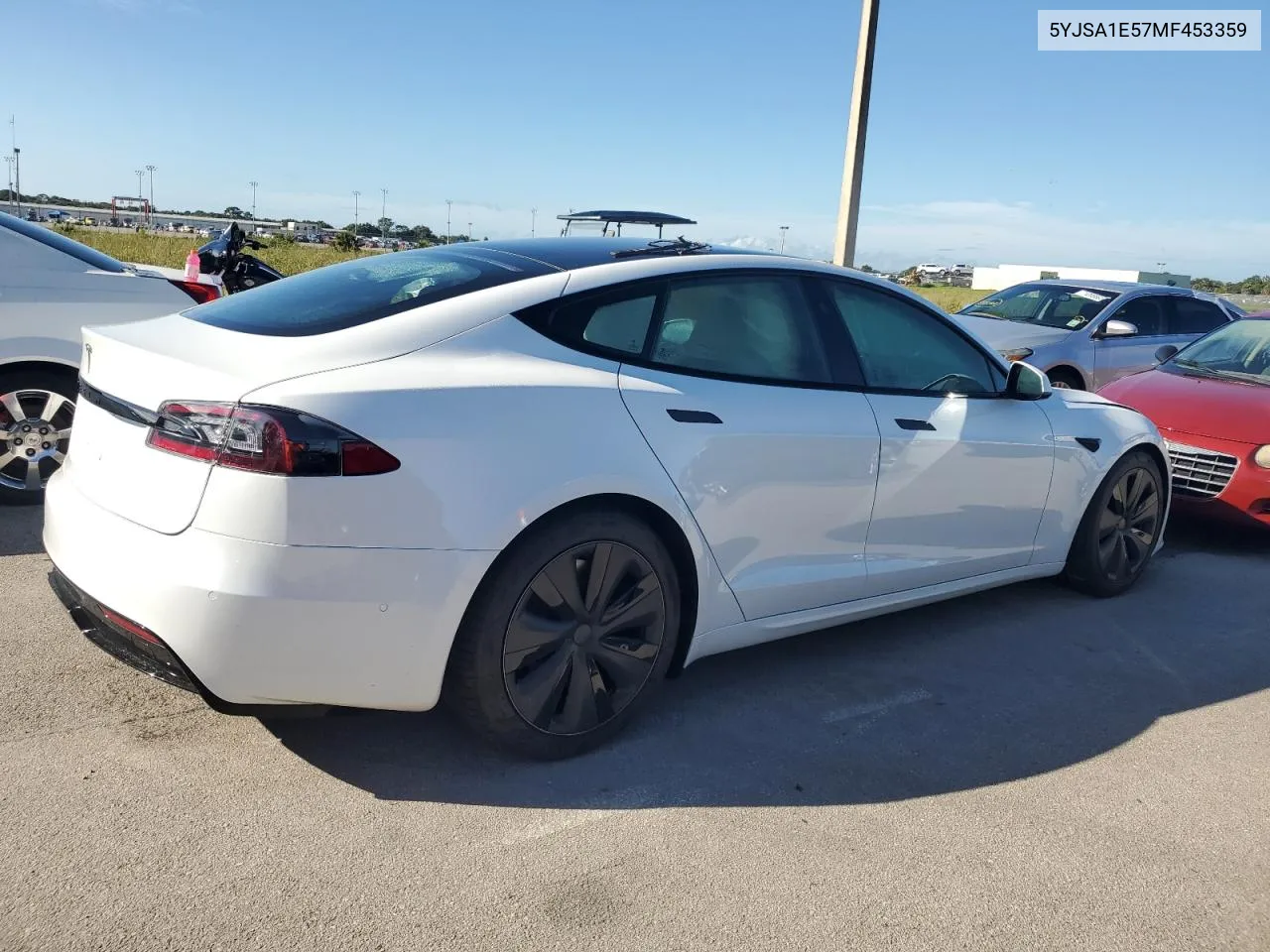 2021 Tesla Model S VIN: 5YJSA1E57MF453359 Lot: 73962154