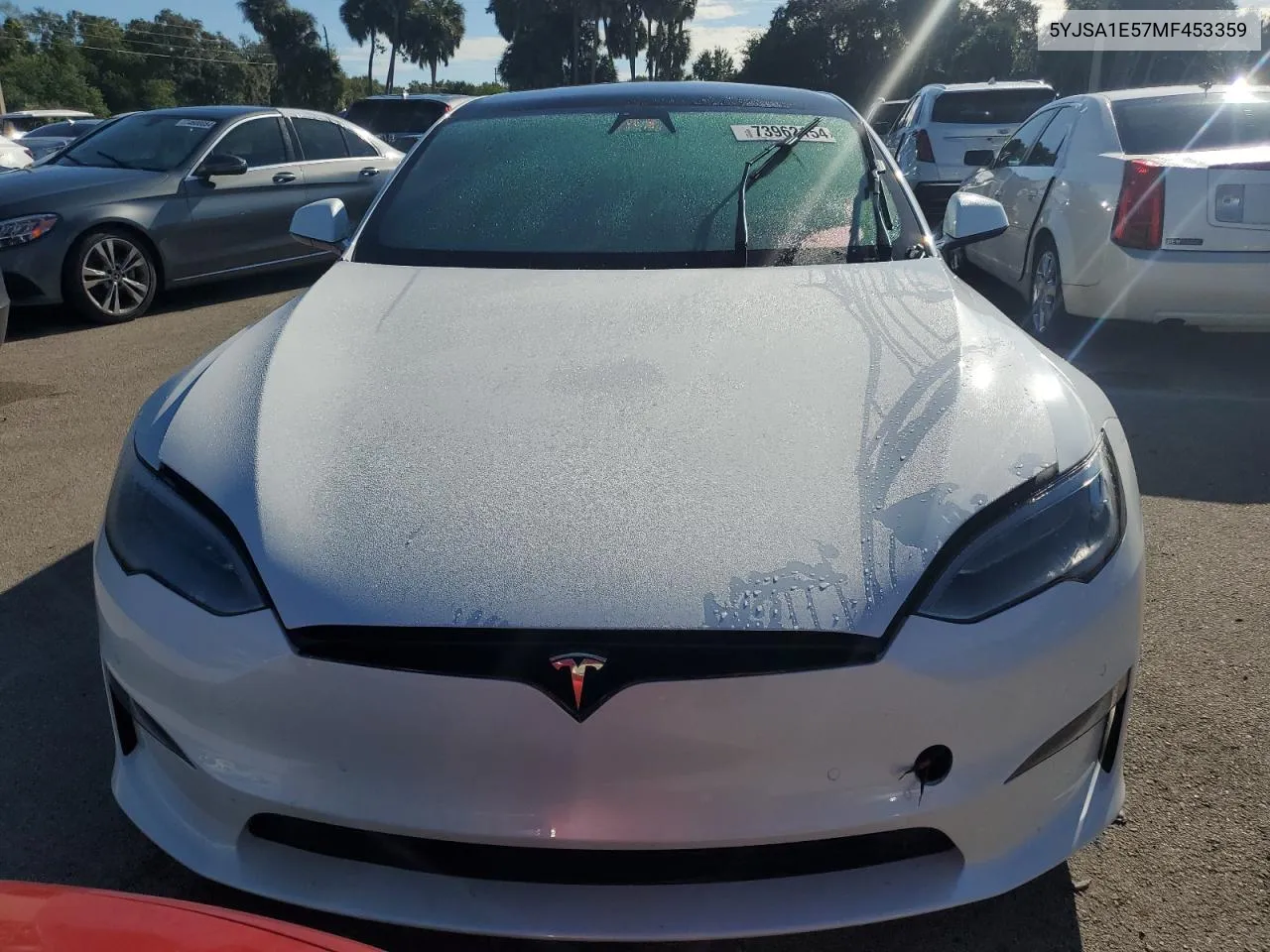 2021 Tesla Model S VIN: 5YJSA1E57MF453359 Lot: 73962154