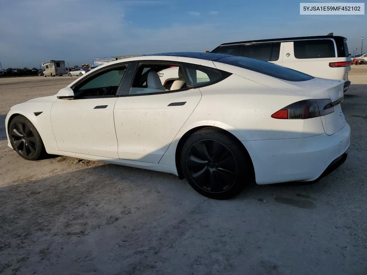 2021 Tesla Model S VIN: 5YJSA1E59MF452102 Lot: 74221484