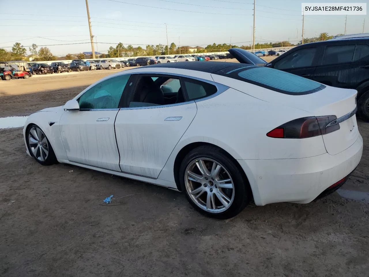 2021 Tesla Model S VIN: 5YJSA1E28MF421736 Lot: 74472014