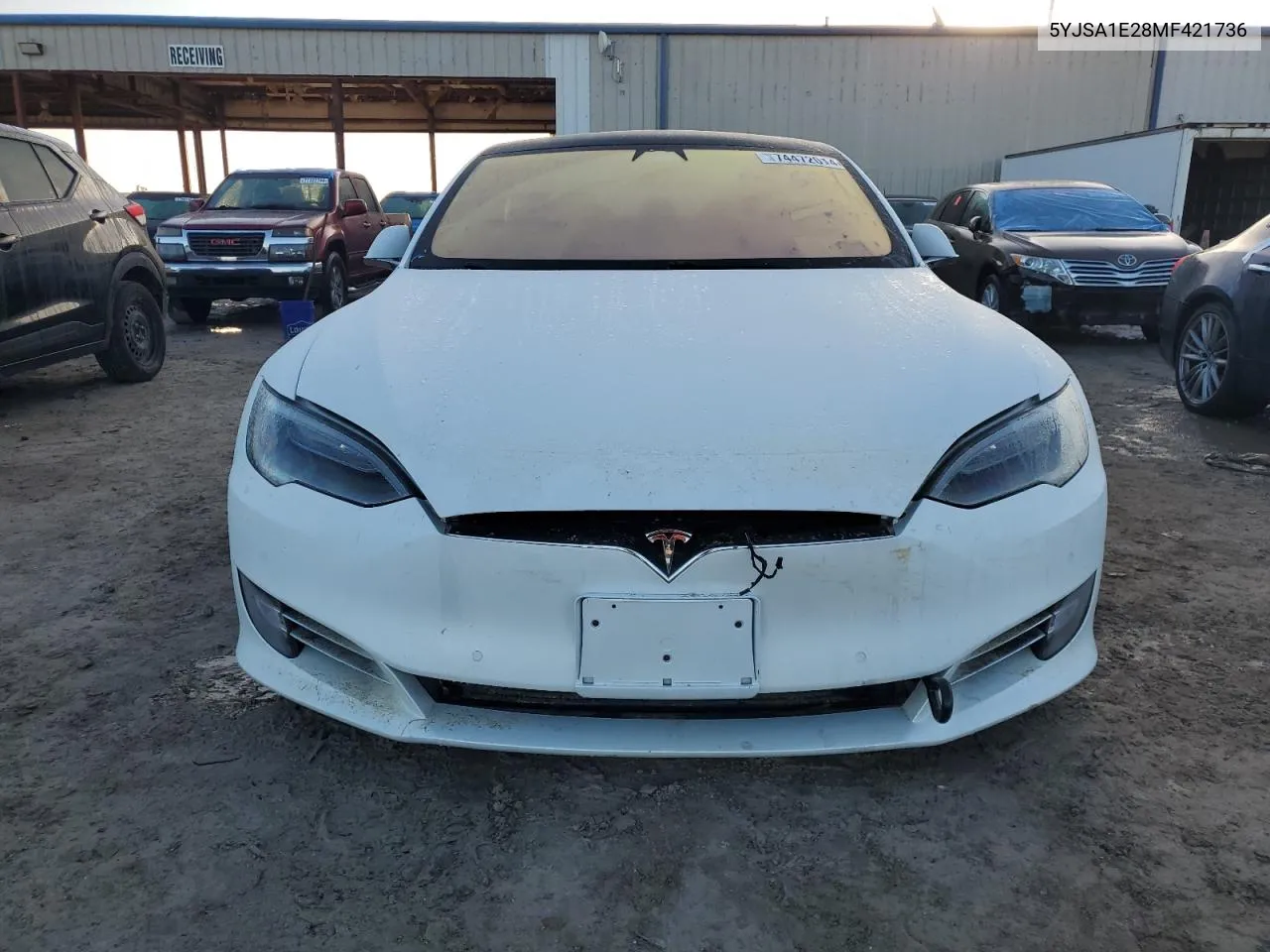 2021 Tesla Model S VIN: 5YJSA1E28MF421736 Lot: 74472014