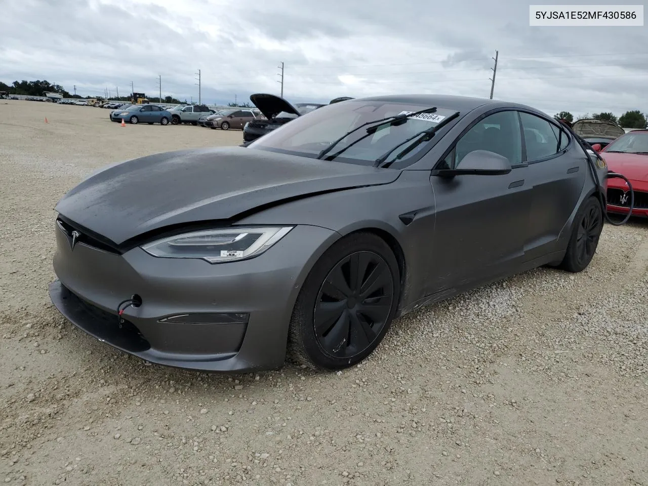 2021 Tesla Model S VIN: 5YJSA1E52MF430586 Lot: 74545664