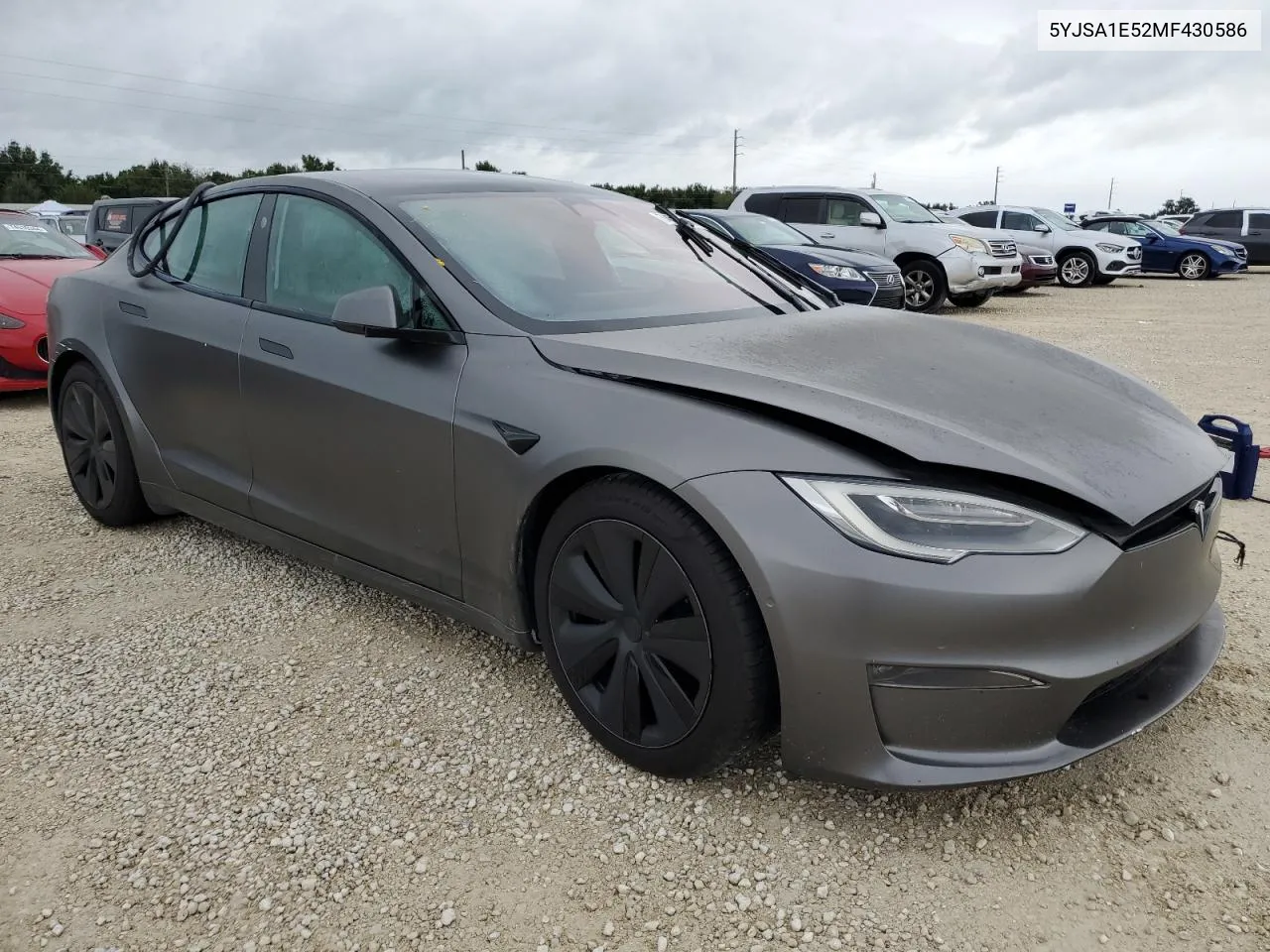 2021 Tesla Model S VIN: 5YJSA1E52MF430586 Lot: 74545664