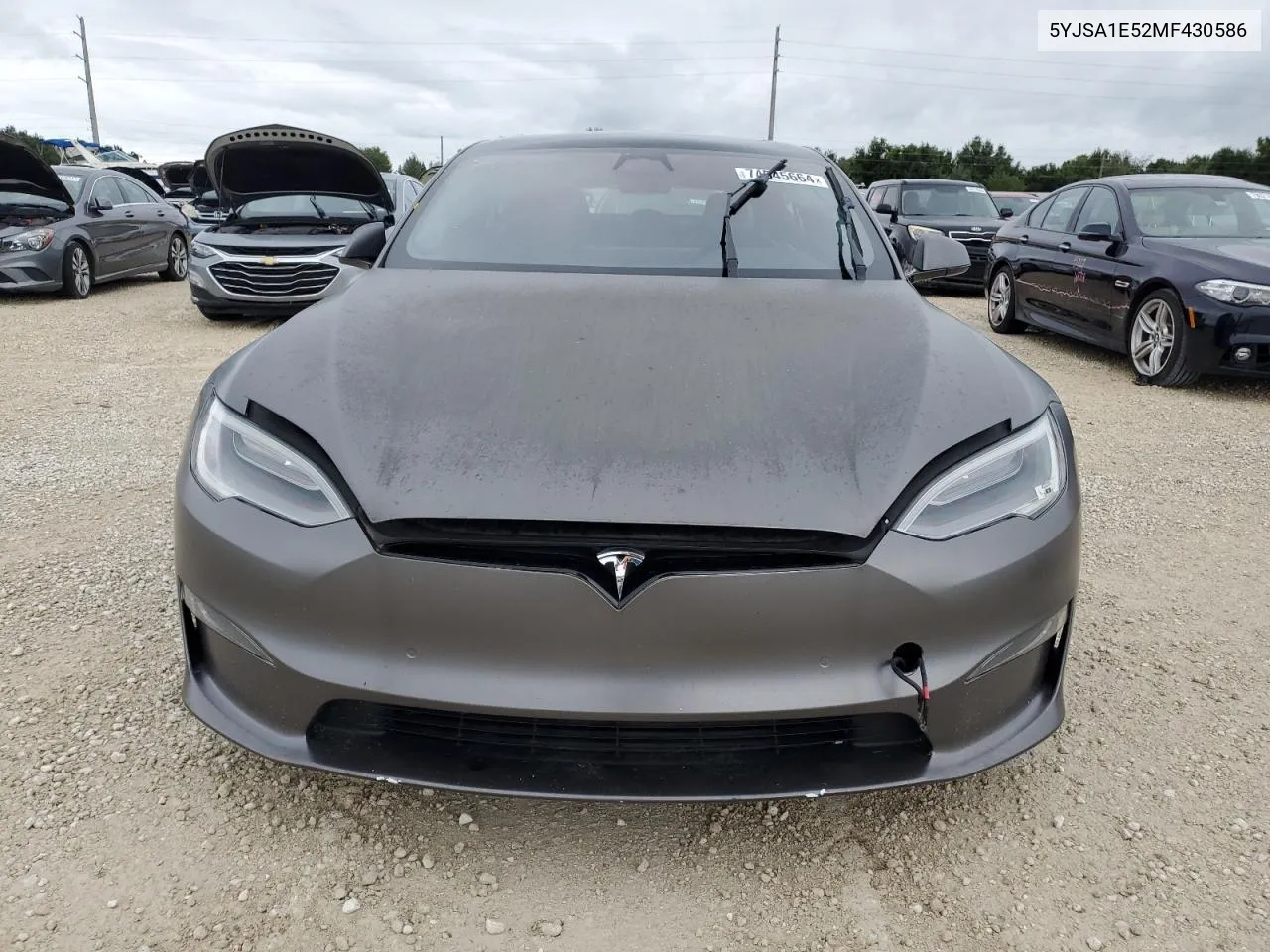 2021 Tesla Model S VIN: 5YJSA1E52MF430586 Lot: 74545664