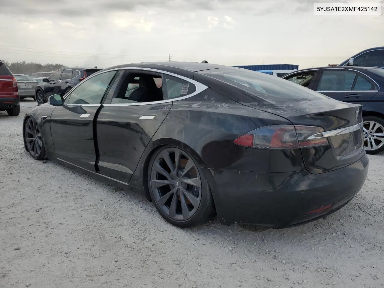 2021 Tesla Model S VIN: 5YJSA1E2XMF425142 Lot: 74674914