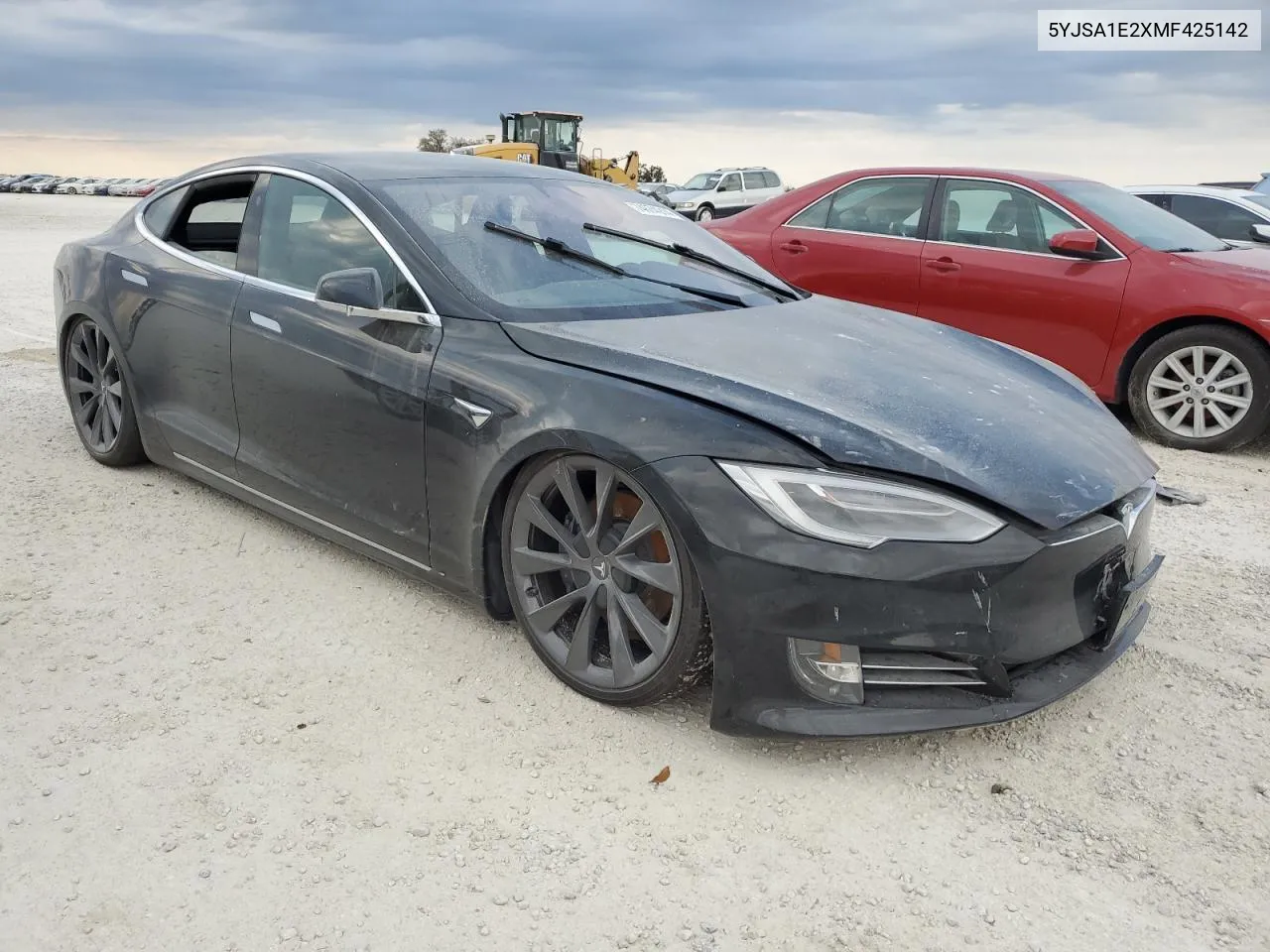 2021 Tesla Model S VIN: 5YJSA1E2XMF425142 Lot: 74674914