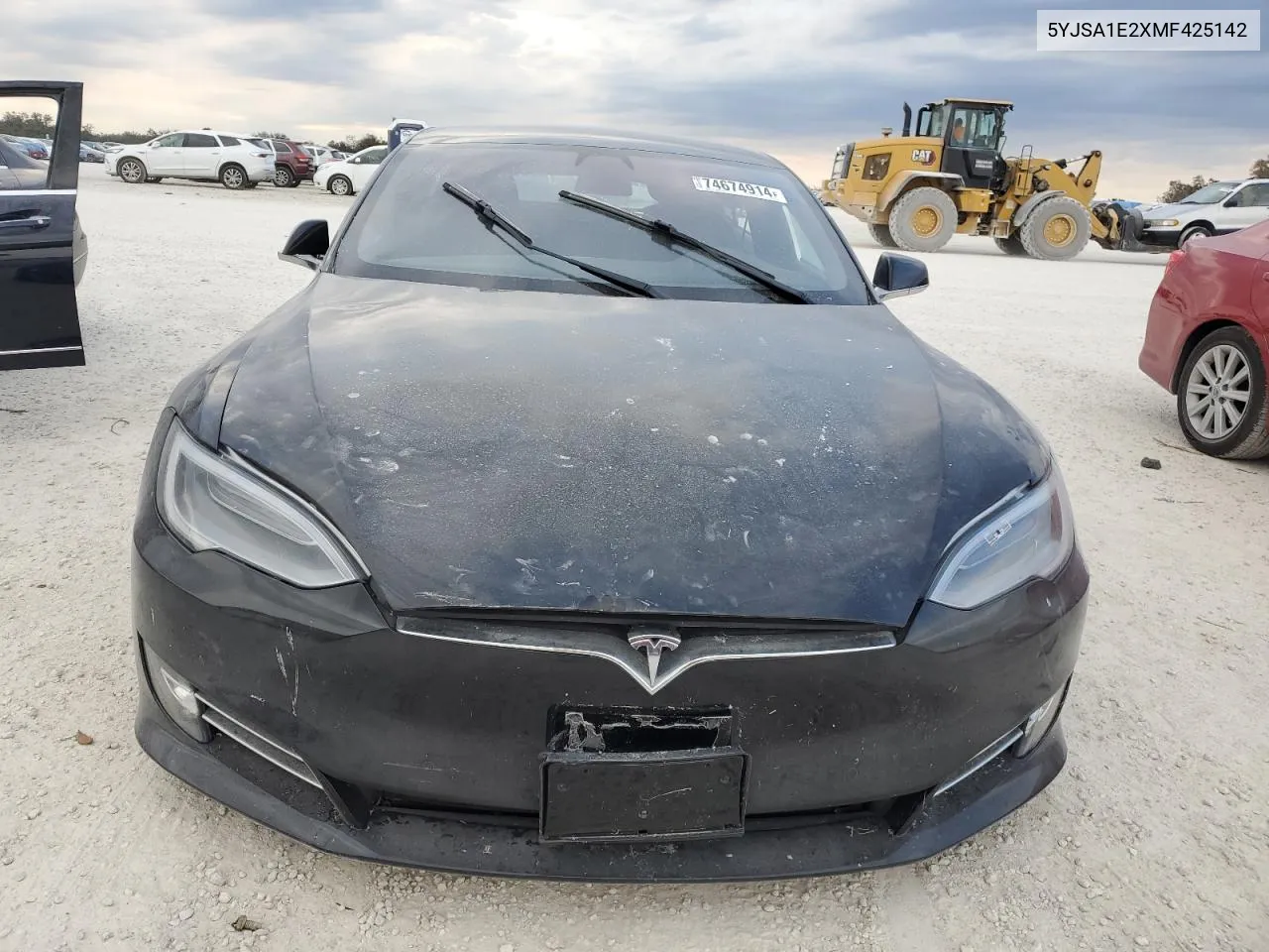 2021 Tesla Model S VIN: 5YJSA1E2XMF425142 Lot: 74674914