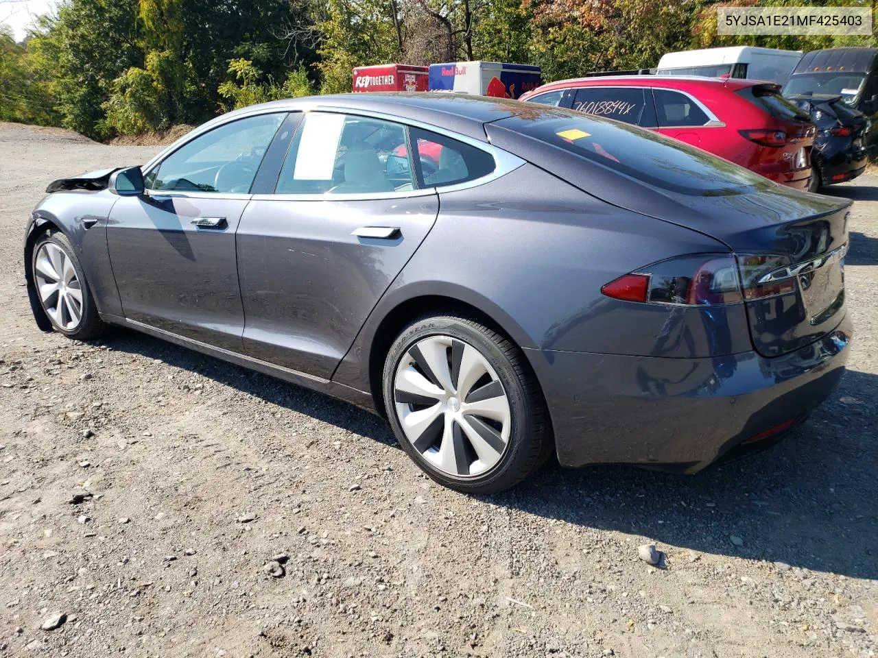 2021 Tesla Model S VIN: 5YJSA1E21MF425403 Lot: 75862334