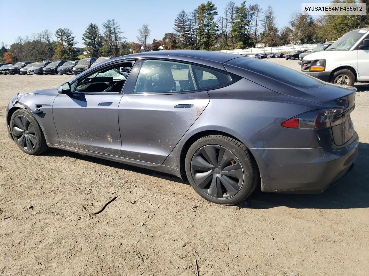 2021 Tesla Model S VIN: 5YJSA1E54MF456512 Lot: 77255834