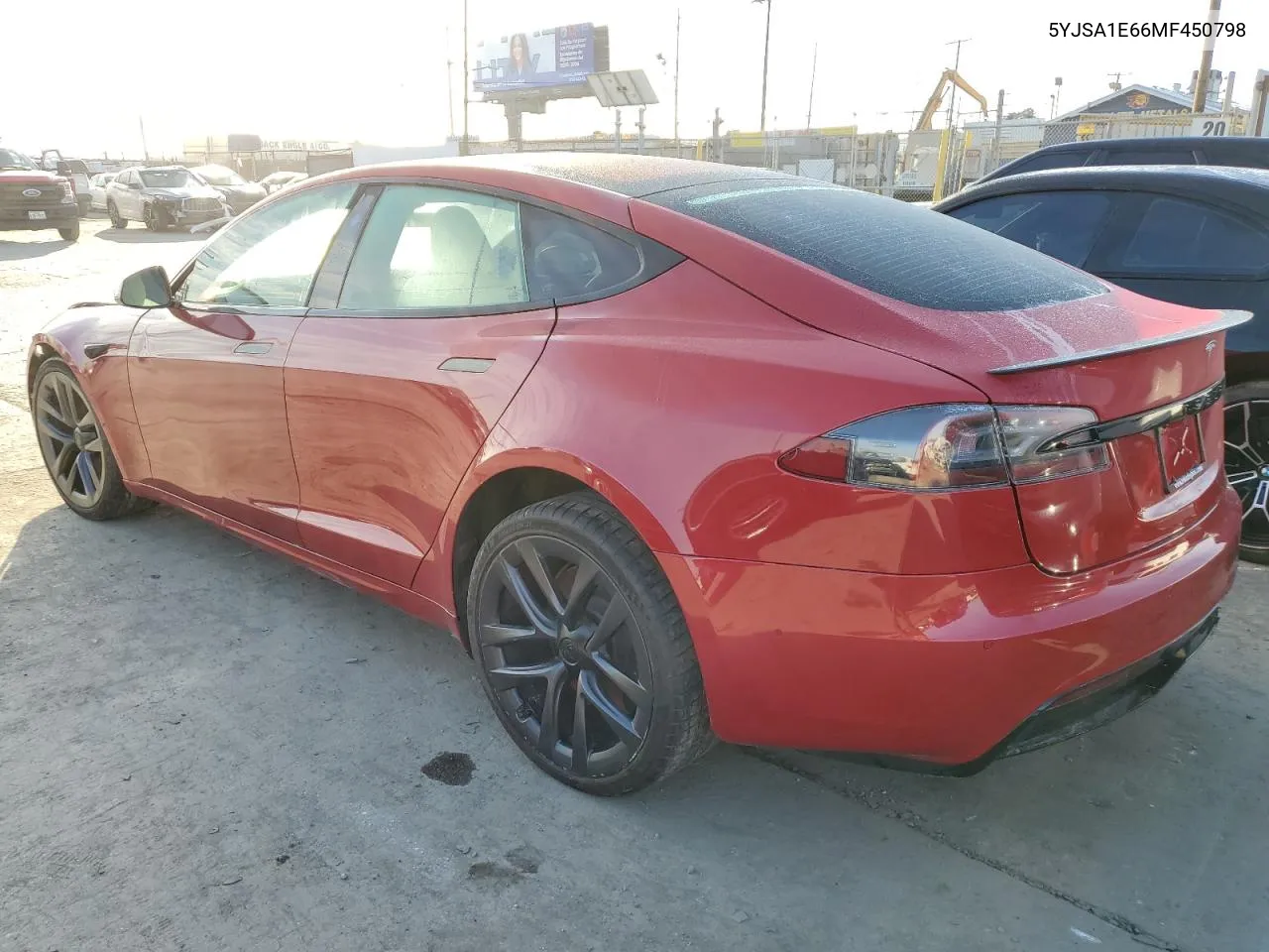 2021 Tesla Model S VIN: 5YJSA1E66MF450798 Lot: 77697004