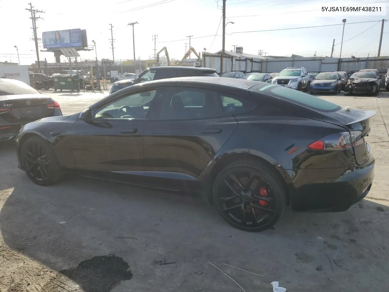 2021 Tesla Model S VIN: 5YJSA1E69MF438211 Lot: 79697604