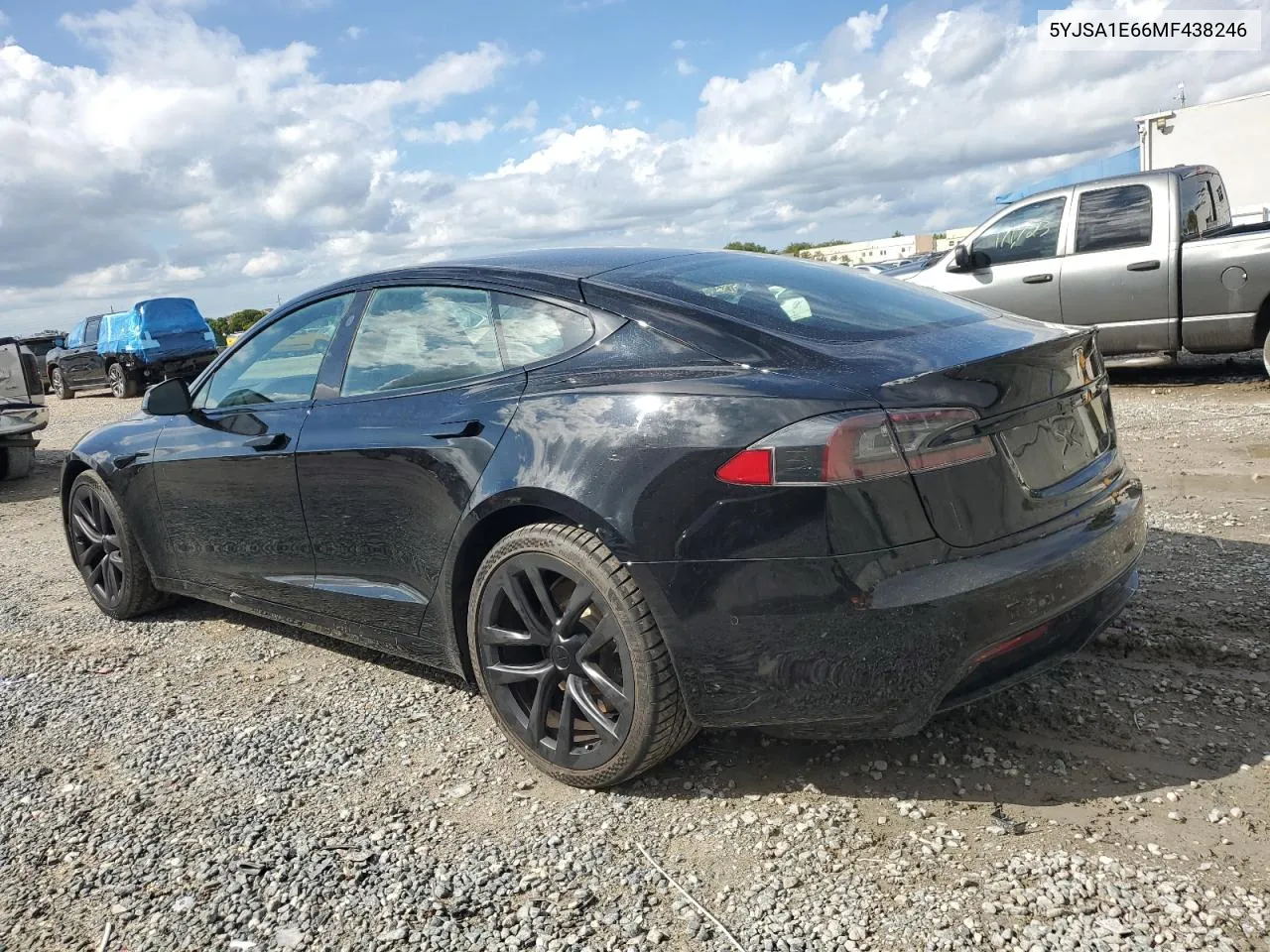 2021 Tesla Model S VIN: 5YJSA1E66MF438246 Lot: 80235554