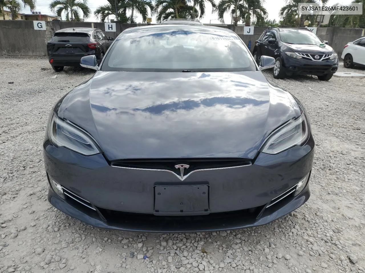 2021 Tesla Model S VIN: 5YJSA1E26MF423601 Lot: 81611404