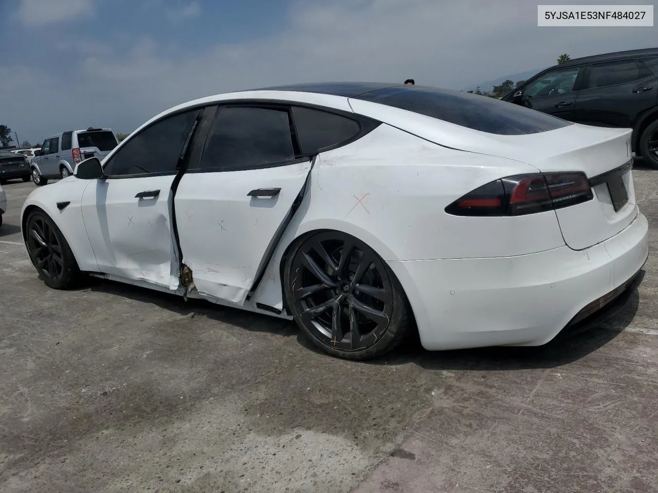 2022 Tesla Model S VIN: 5YJSA1E53NF484027 Lot: 50545584