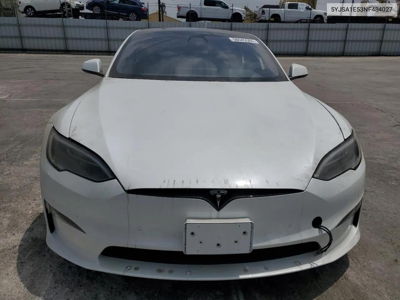 5YJSA1E53NF484027 2022 Tesla Model S