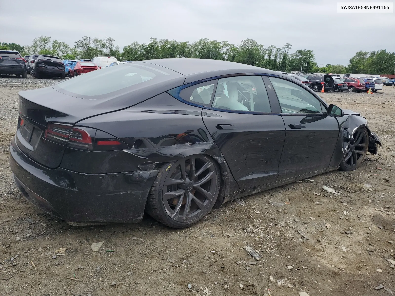 5YJSA1E58NF491166 2022 Tesla Model S