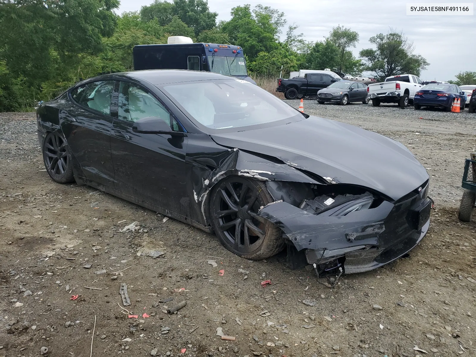 5YJSA1E58NF491166 2022 Tesla Model S