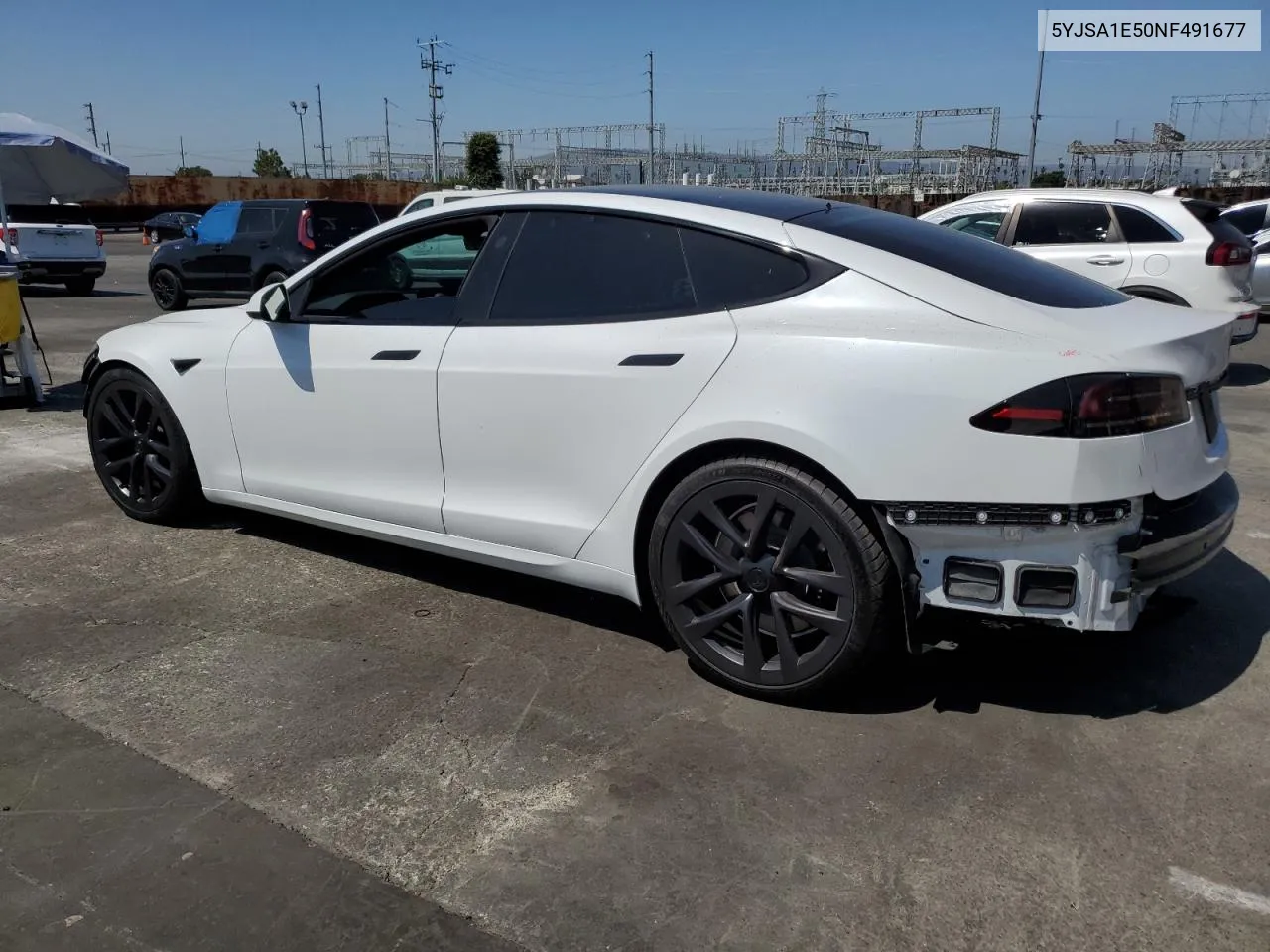 2022 Tesla Model S VIN: 5YJSA1E50NF491677 Lot: 64518674