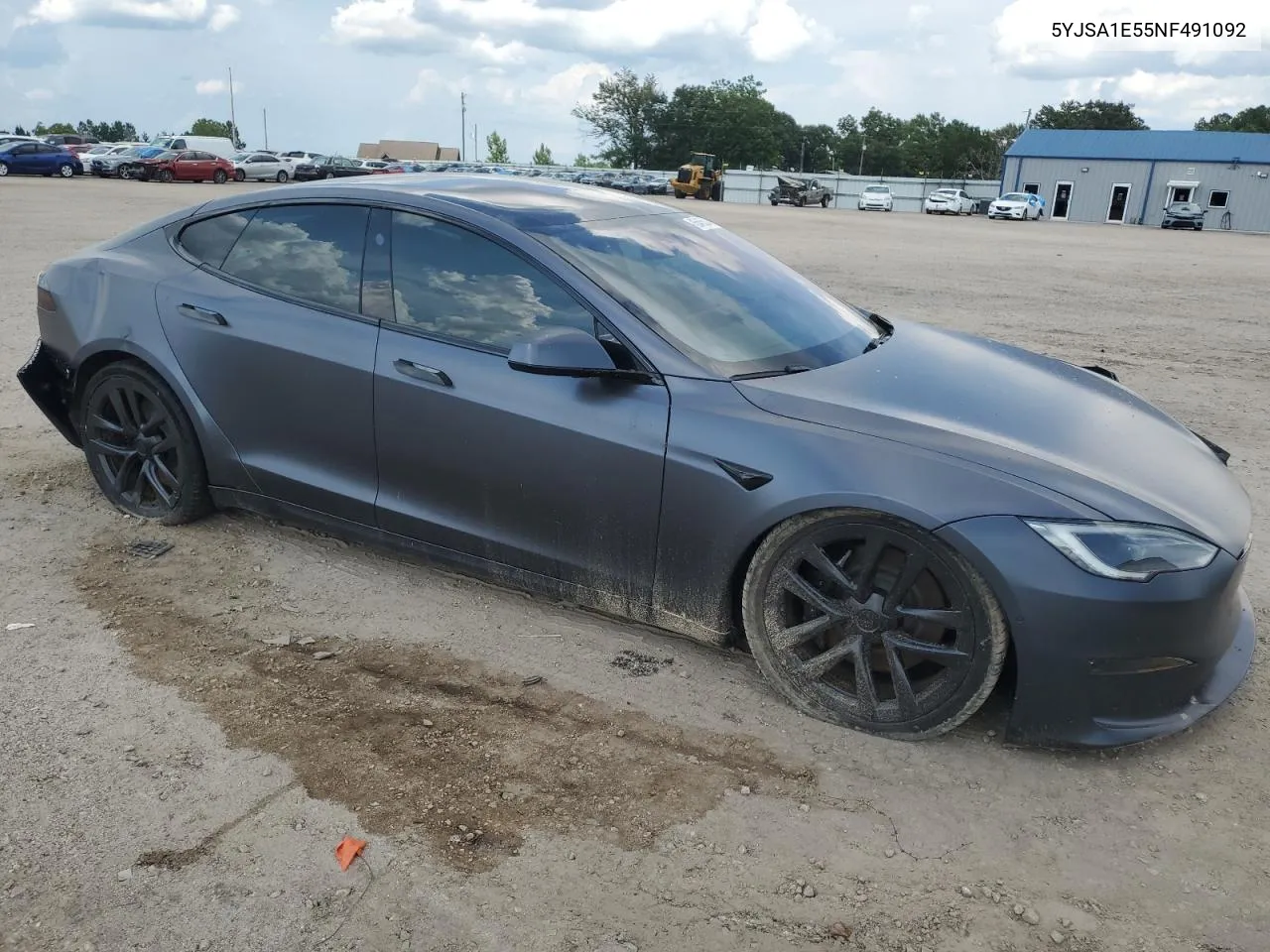 2022 Tesla Model S VIN: 5YJSA1E55NF491092 Lot: 65455044