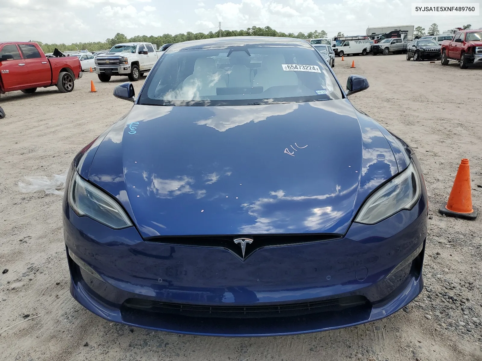 5YJSA1E5XNF489760 2022 Tesla Model S