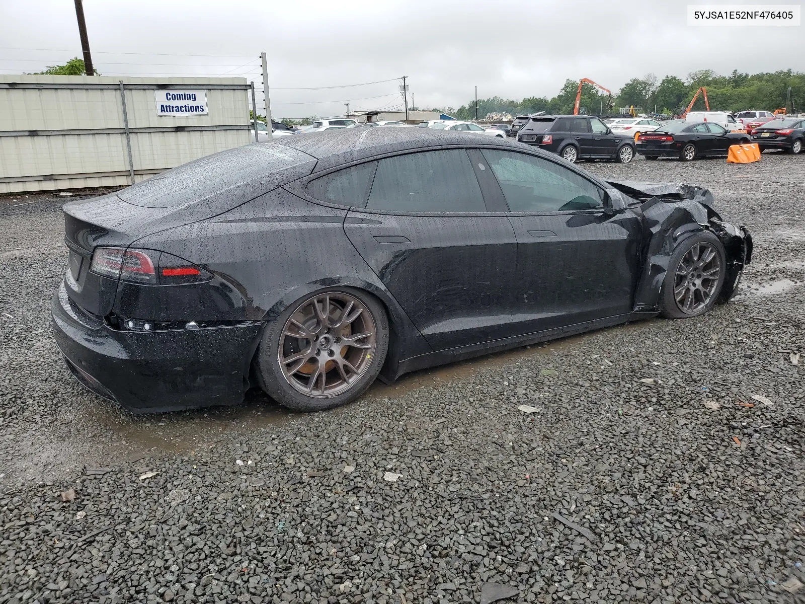 2022 Tesla Model S VIN: 5YJSA1E52NF476405 Lot: 66458424