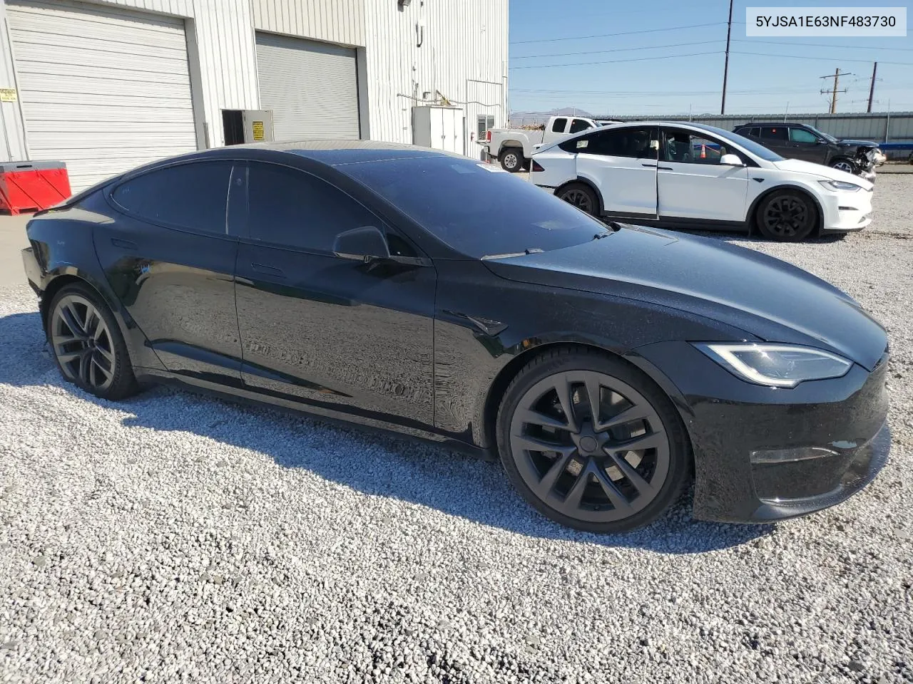 2022 Tesla Model S VIN: 5YJSA1E63NF483730 Lot: 68025504